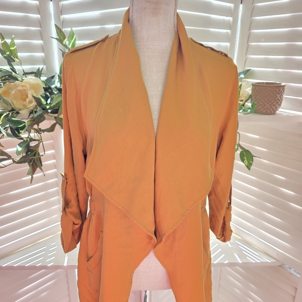 ISLA MAUDE legant Women's Mustard Jacket Med 1352